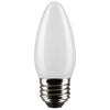 Satco Lighting S21836 4B11/LED/927/FR/120V/E26/2CD LED Frosted Bulb