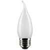 Satco S21851 LED Frosted Medium Base 2700K 350 Lumens 120 Volt