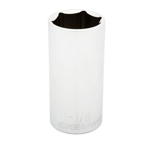 GearWrench 1/2 Drive 6 Point Deep SAE Socket 1-1/8