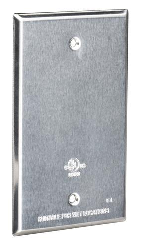 Southwire 1-Gang Weatherproof Blank Cvr W/Gskt Gry