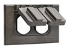 Southwire 1-Gang Horizontal Duplex Wp Cover Brz